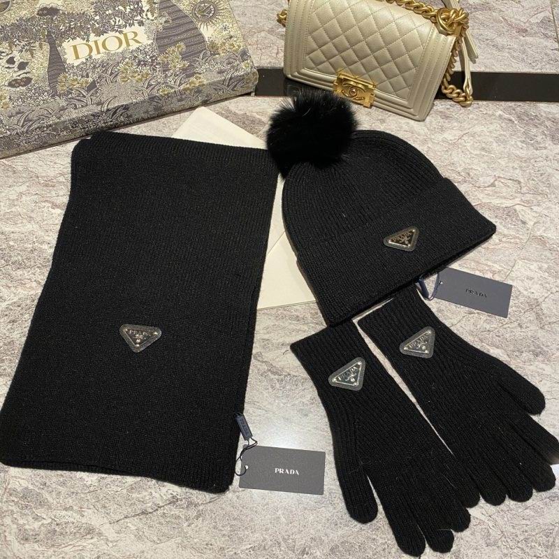 Prada Scarf Hat Gloves hm (16)