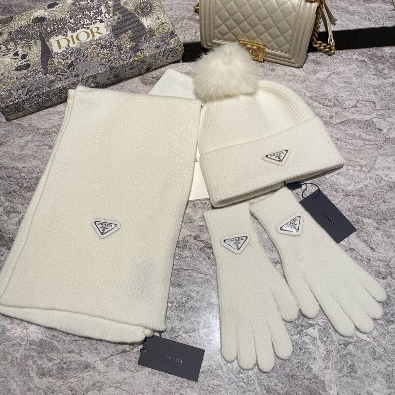 Prada Scarf Hat Gloves hm (17)