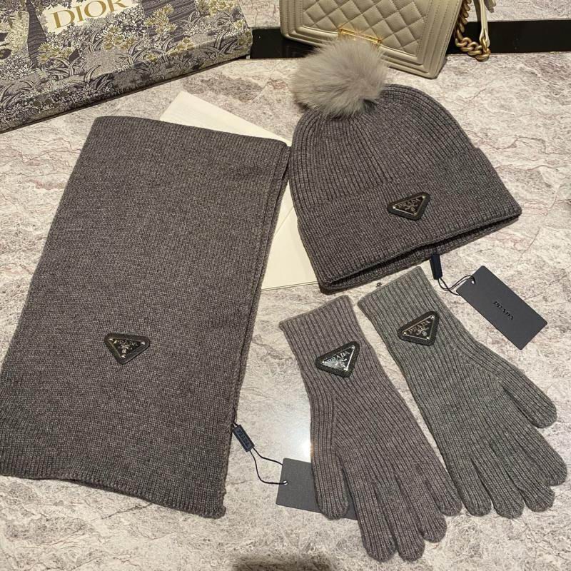 Prada Scarf Hat Gloves hm (20)