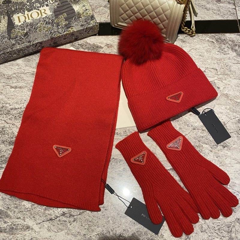 Prada Scarf Hat Gloves hm (21)