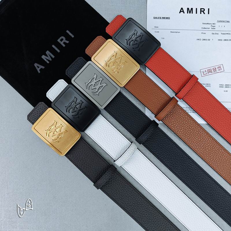Amiri belt 38mmX90-125cm lb (33)