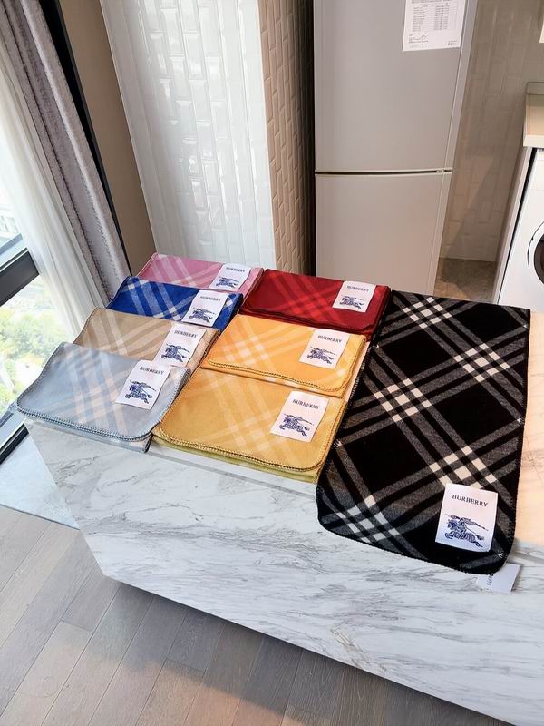 Burberry Scarf 30X168cm 100%羊绒 E21 (1)