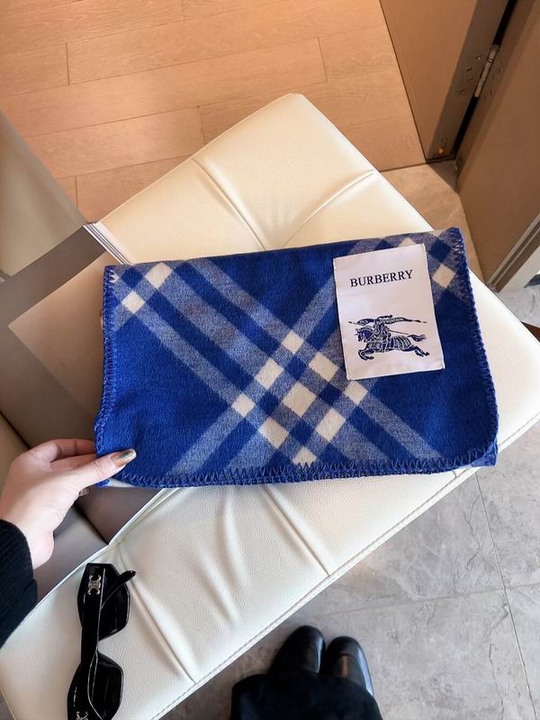 Burberry Scarf 30X168cm 100%羊绒 E21 (12)