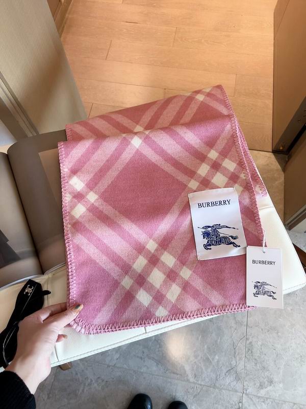 Burberry Scarf 30X168cm 100%羊绒 E21 (19)