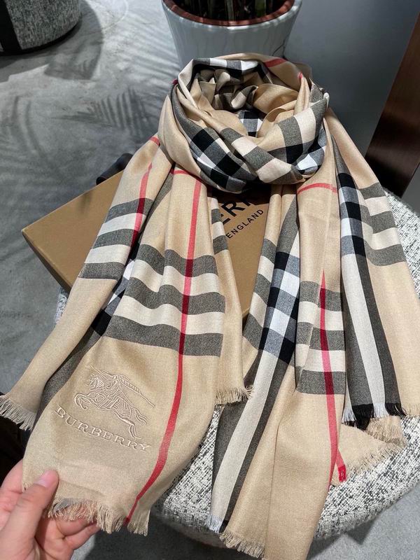 Burberry scarf 80X190cm 100%山羊绒 E02 (6)