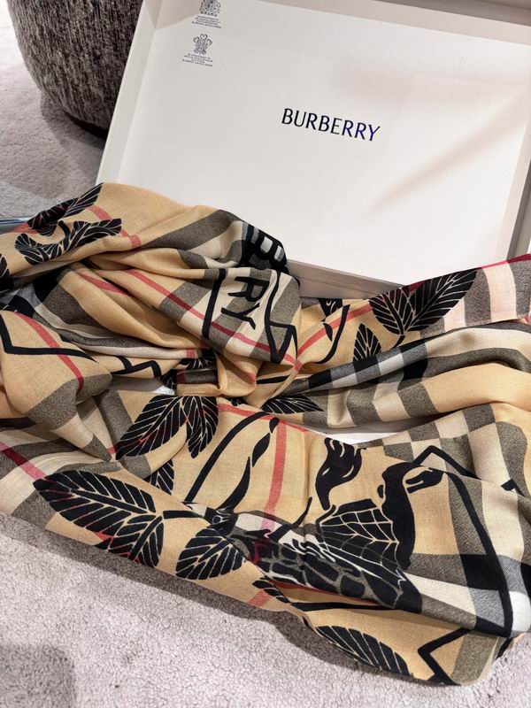 Burberry scarf 80X190cm 100%山羊绒 E04 (6)