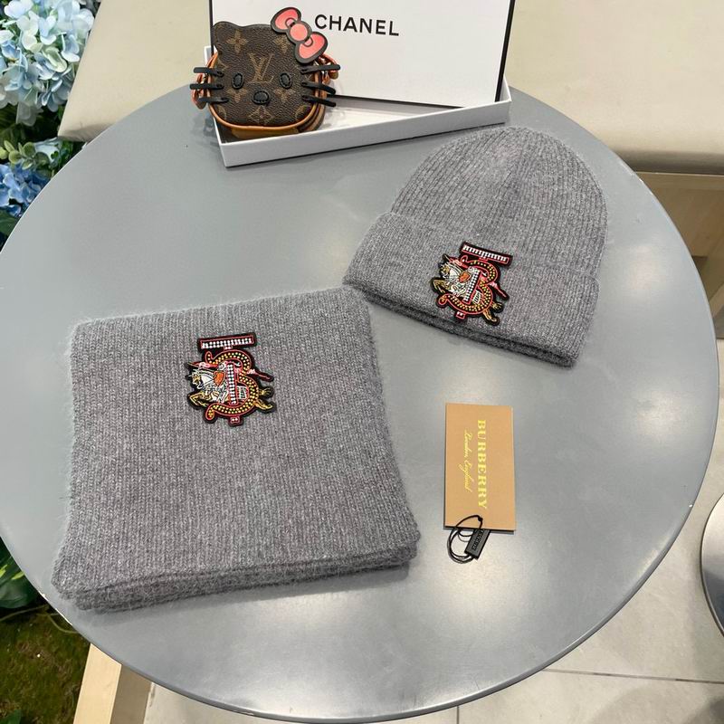 Burberry scarf hat (9)