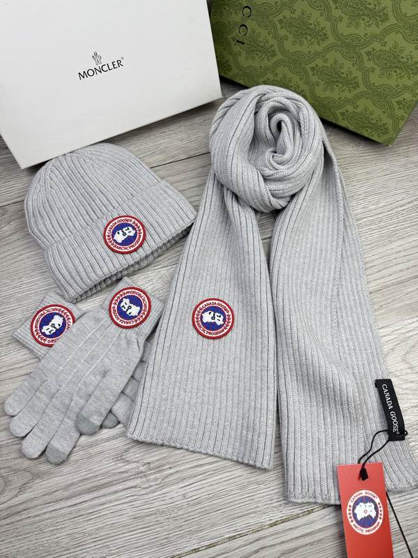 Canada Goose Scarf Hat Gloves dx (46)