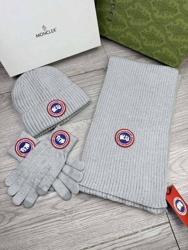 Canada Goose Scarf Hat Gloves dx (49)