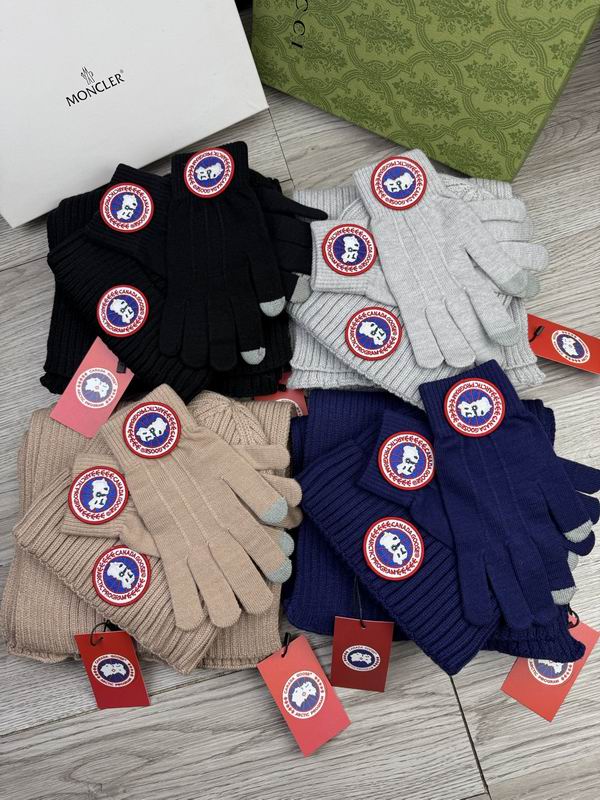 Canada Goose Scarf Hat Gloves dx (52)