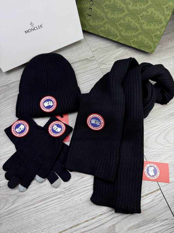 Canada Goose Scarf Hat Gloves dx (53)