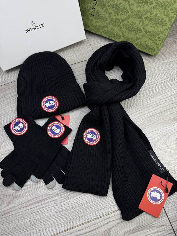 Canada Goose Scarf Hat Gloves dx (54)