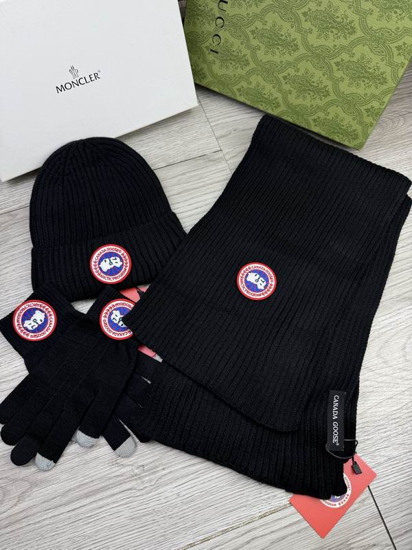 Canada Goose Scarf Hat Gloves dx (56)