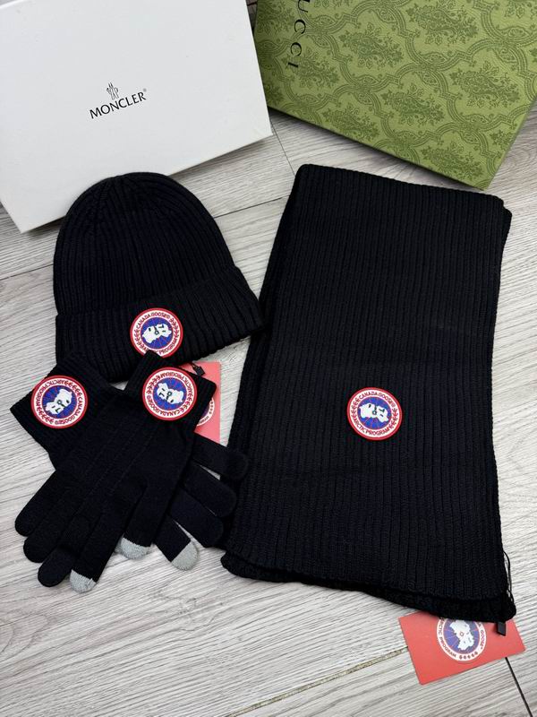 Canada Goose Scarf Hat Gloves dx (58)