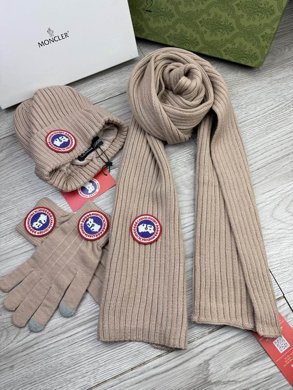 Canada Goose Scarf Hat Gloves dx (62)