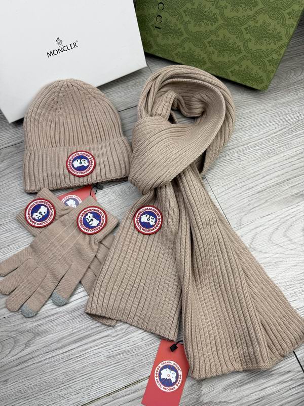 Canada Goose Scarf Hat Gloves dx (64)