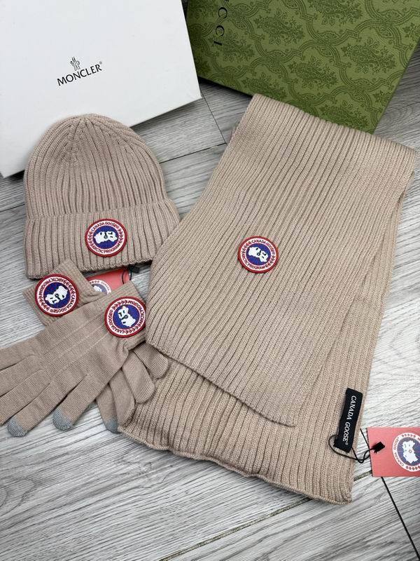 Canada Goose Scarf Hat Gloves dx (65)