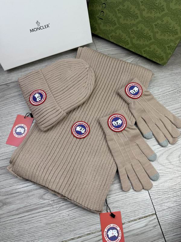Canada Goose Scarf Hat Gloves dx (68)
