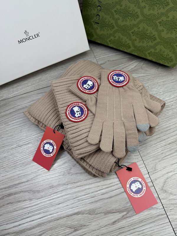 Canada Goose Scarf Hat Gloves dx (69)