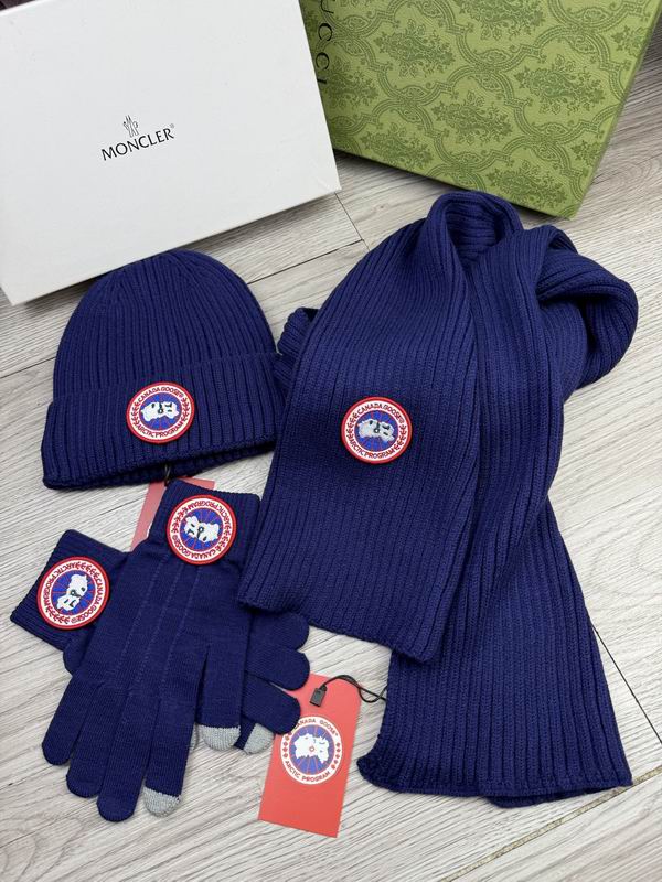 Canada Goose Scarf Hat Gloves dx (71)