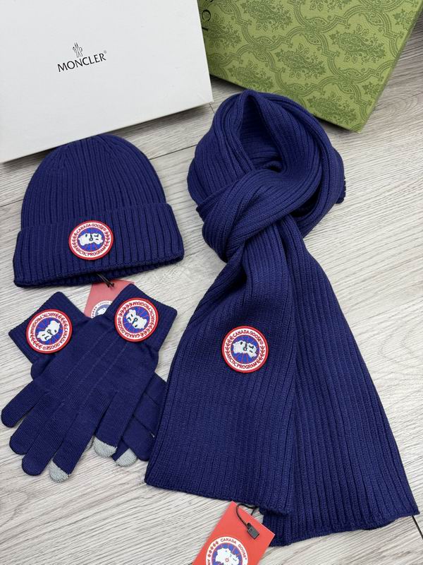 Canada Goose Scarf Hat Gloves dx (72)