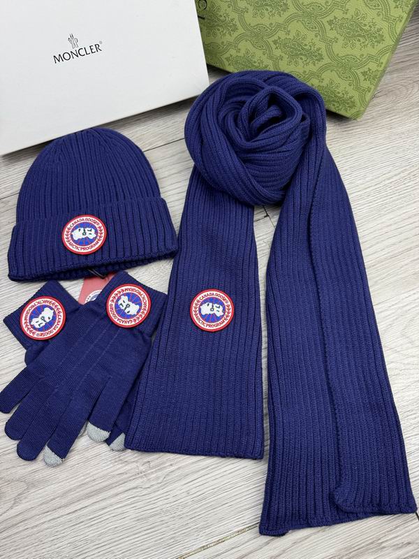 Canada Goose Scarf Hat Gloves dx (73)