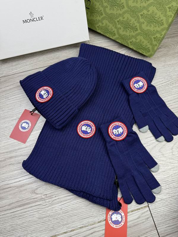 Canada Goose Scarf Hat Gloves dx (76)