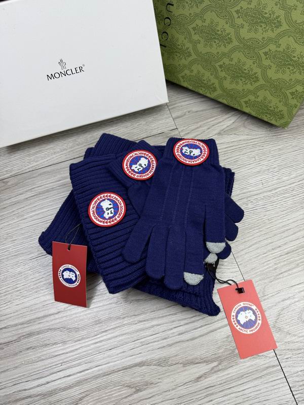 Canada Goose Scarf Hat Gloves dx (77)