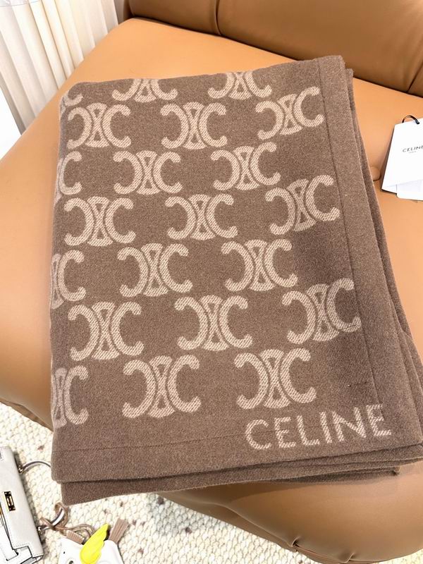 Celine Scarf 140X140cm 100%羊绒 E27 (2)
