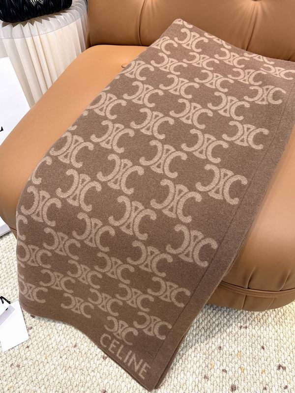 Celine Scarf 140X140cm 100%羊绒 E27 (4)