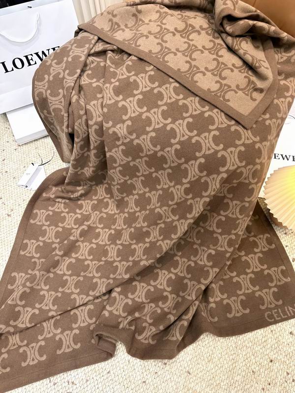 Celine Scarf 140X140cm 100%羊绒 E27 (5)