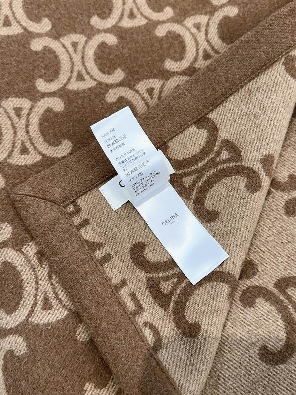 Celine Scarf 140X140cm 100%羊绒 E27 (6)