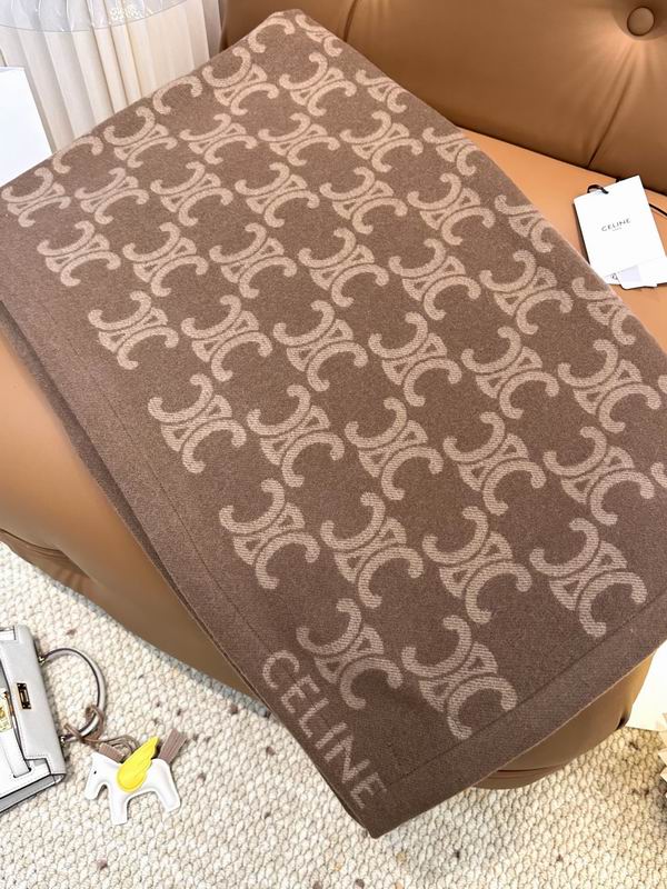 Celine Scarf 140X140cm 100%羊绒 E27 (7)