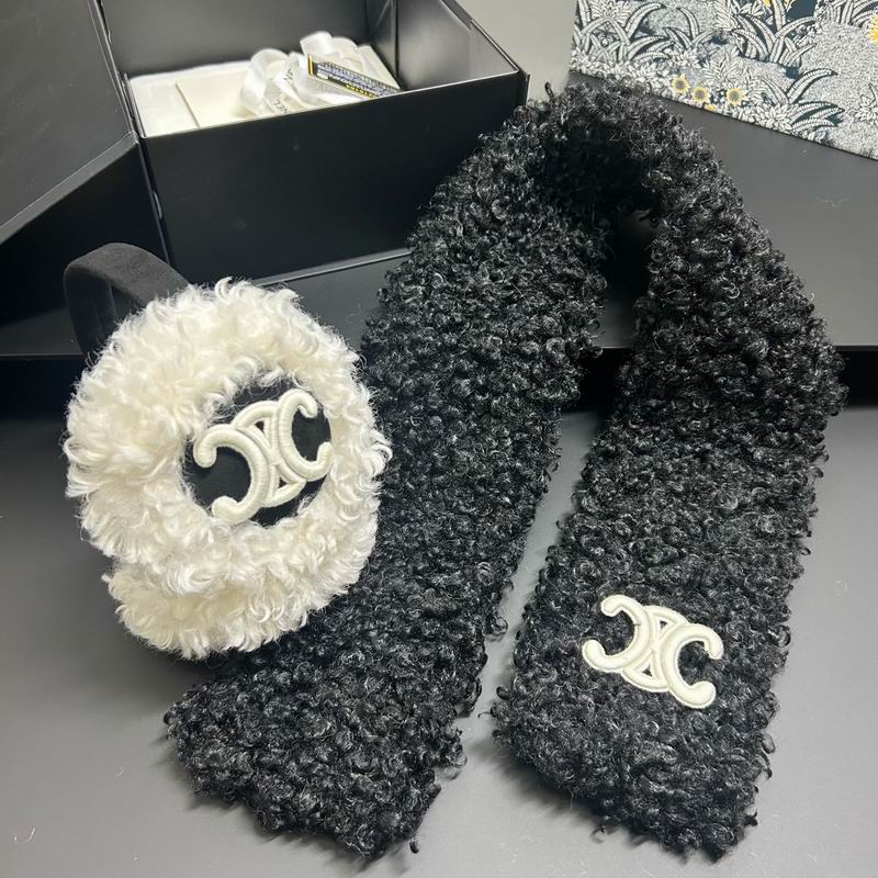 Celine Scarf earmuff dx (188)