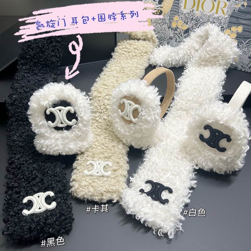 Celine Scarf earmuff dx (195)