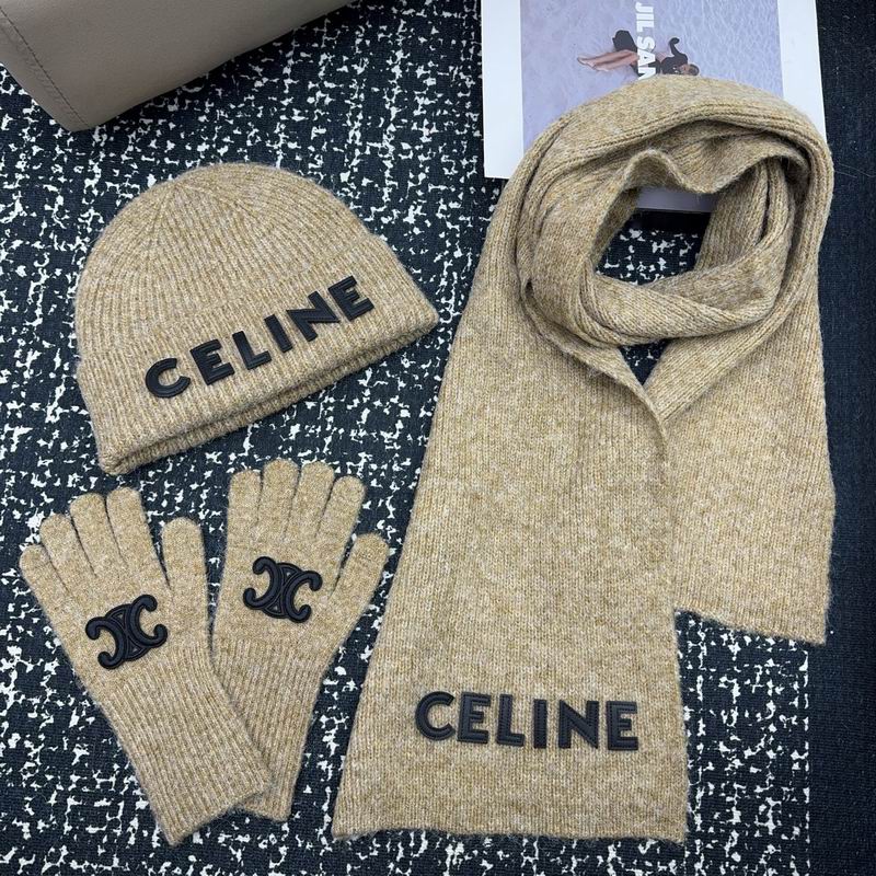 Celine scarf hat gloves (13)
