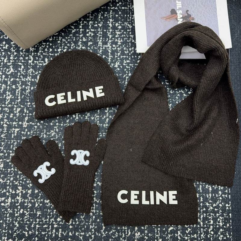 Celine scarf hat gloves (14)