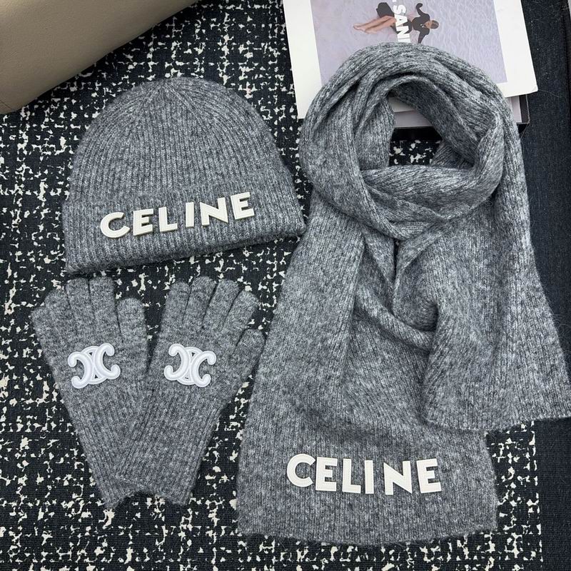 Celine scarf hat gloves (15)