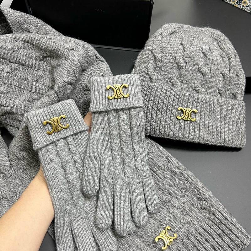 Celine scarf hat gloves dx (13)