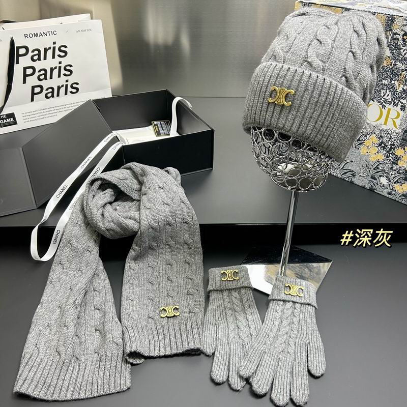 Celine scarf hat gloves dx (14)