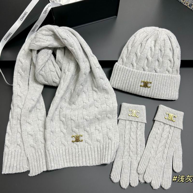 Celine scarf hat gloves dx (3)