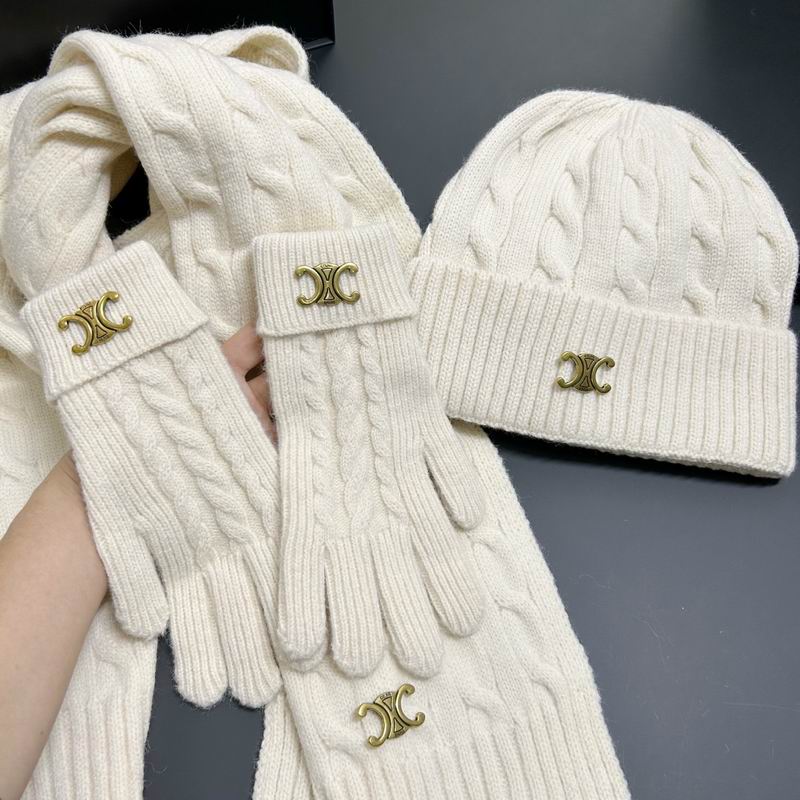 Celine scarf hat gloves dx (4)