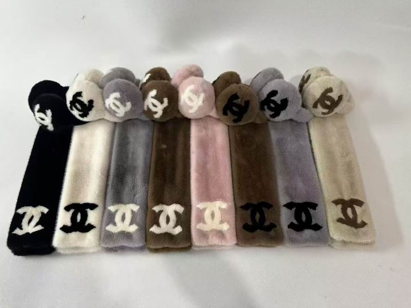 Chanel Earmuff Scarf dx (105)