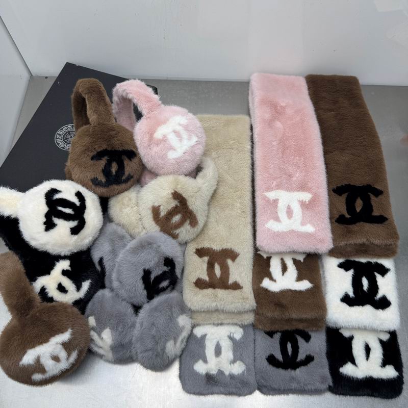 Chanel Earmuff Scarf dx (112)