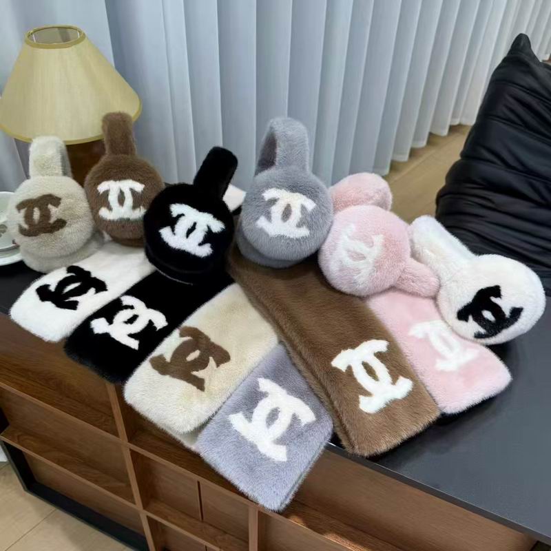 Chanel Earmuff Scarf dx (97)