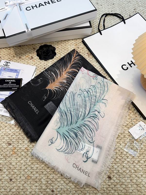 Chanel Scarf 140X200cm E28 (10)