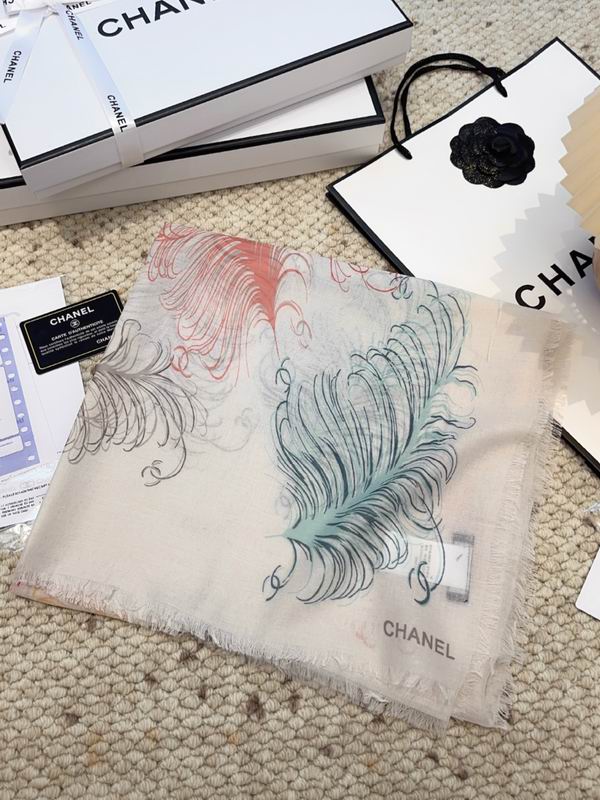 Chanel Scarf 140X200cm E28 (16)