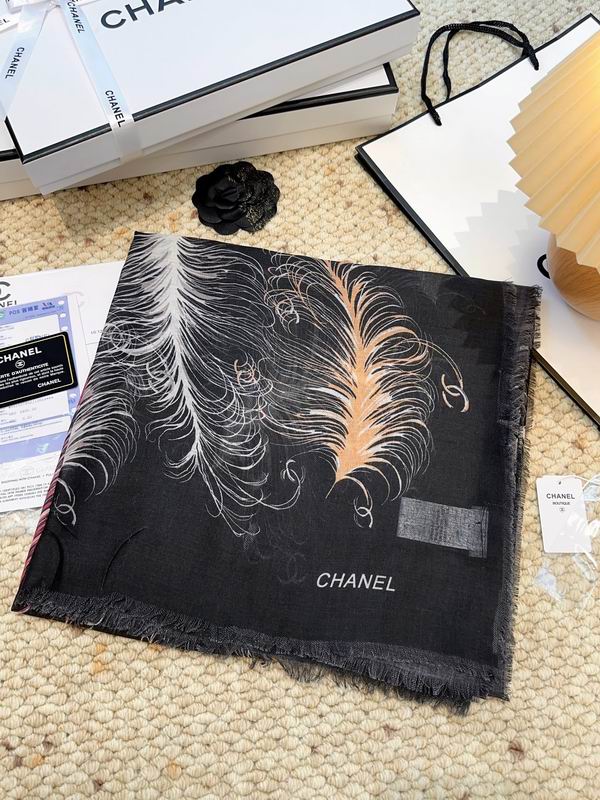 Chanel Scarf 140X200cm E28 (7)