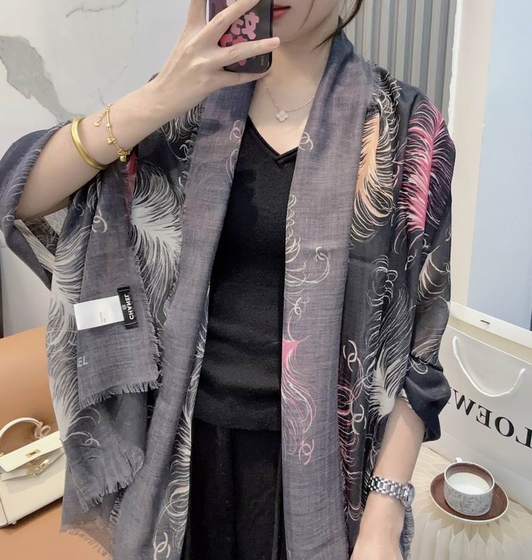 Chanel Scarf 140X200cm E28 (9)