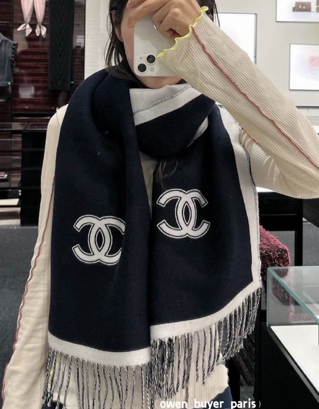 Chanel Scarf 184X34cm E38 (8)